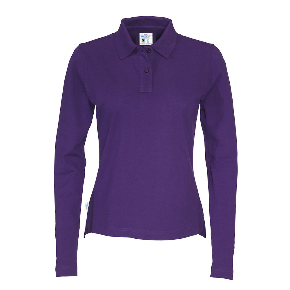Ladies' polo shirt long sleeves - Image 17